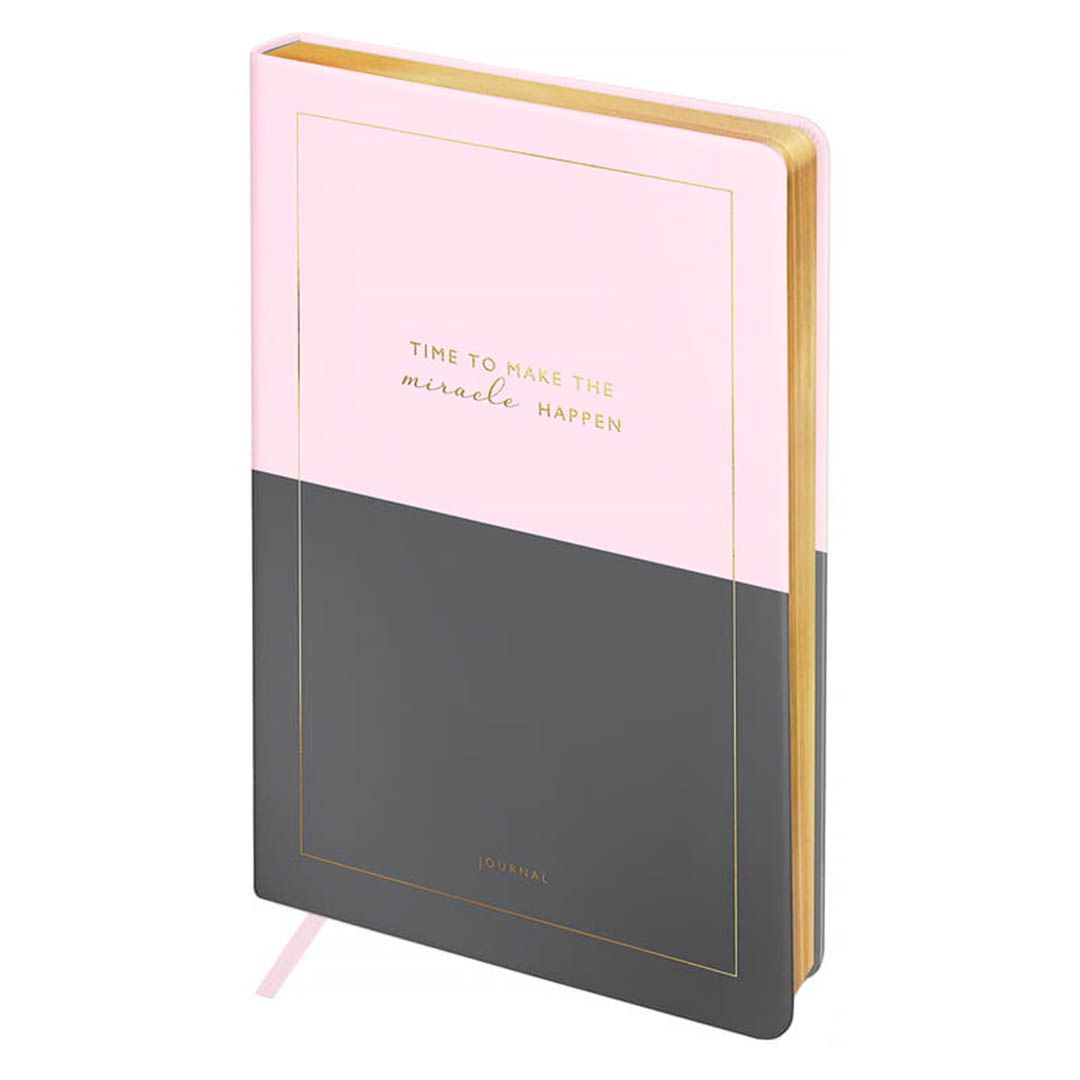 Ежедневник недатированный Greenwich Line "Ashes pink. Double", A5, 136 л., тиснение фольгой / Ежедневники недатированные №2