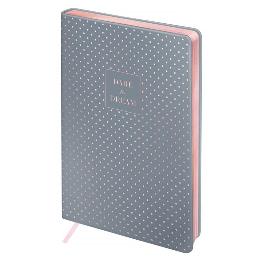 Ежедневник недатированный Greenwich Line "Ashes pink. Dots", A5, 136 л., тиснение фольгой / Ежедневники недатированные №2