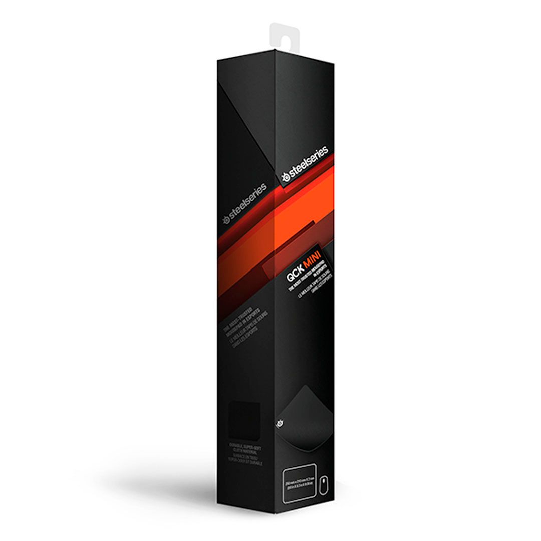 Коврик для мыши Steelseries QCK mini, тканевый гибкий, 250*210*2 мм, черный / Коврики для мыши №4