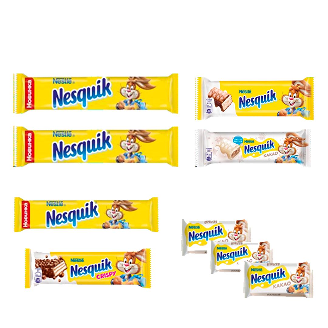 Новогодний подарок Nestle Nesquik, с мягкими наушниками, 192,5 гр / Новогодние подарки №2