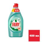 Средство для мытья посуды Fairy "Нежные руки. Чайное дерево и мята", 450 мл