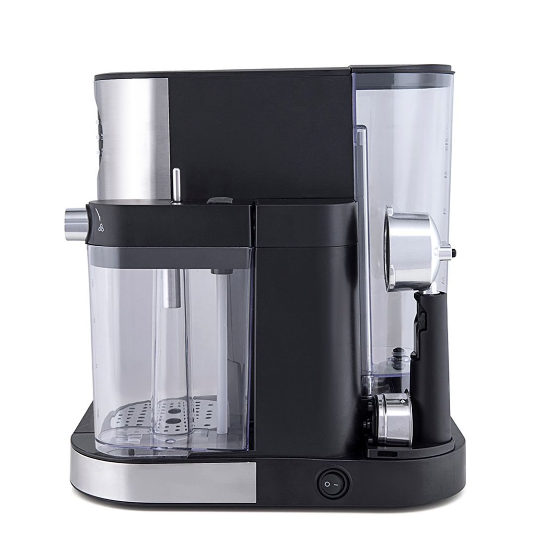 Кофеварка рожковая Kitfort КТ-703, 1,2 л, стальная/черная / Кофеварки №3 oe.kz Кофеварка рожковая Kitfort КТ-703, 1,2 л, стальная/черная / Кофеварки №3