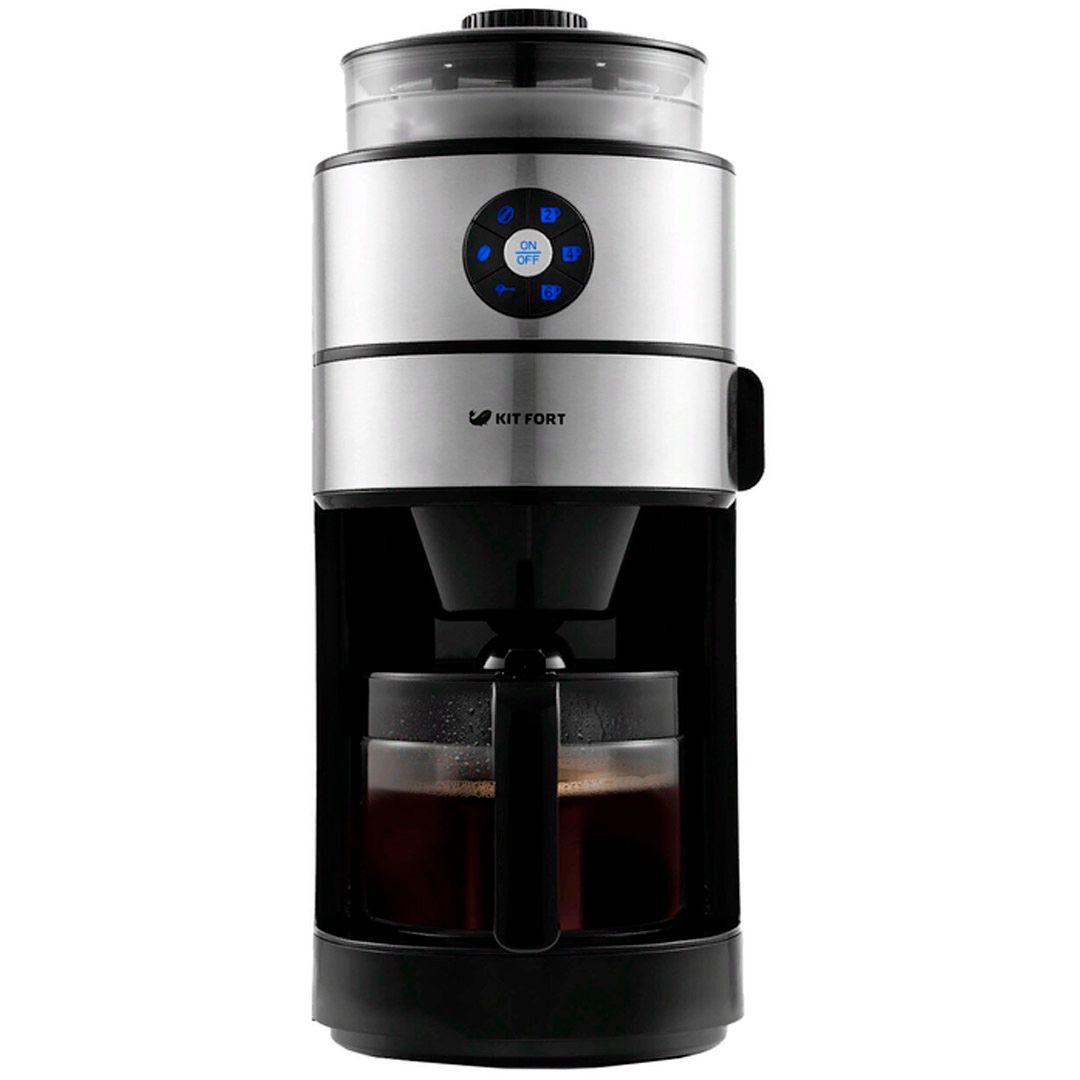 Кофемашина Kitfort KT-716, черная / Кофемашины	