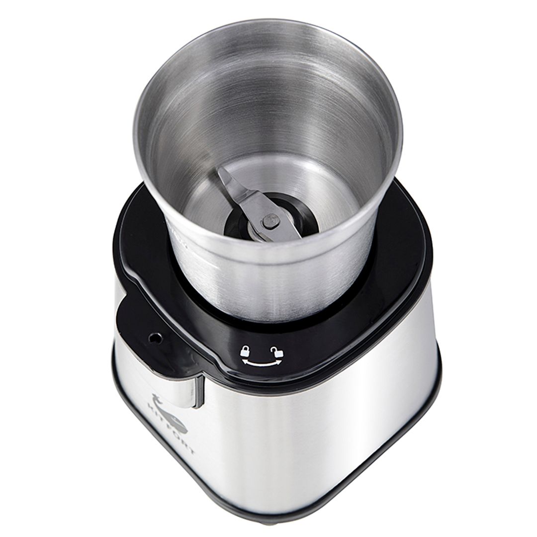 Кофемолка Kitfort KT-1315, 220 Вт, вместимость 60 г, металлик / Кофемолки №3 oe.kz Кофемолка Kitfort KT-1315, 220 Вт, вместимость 60 г, металлик / Кофемолки №3