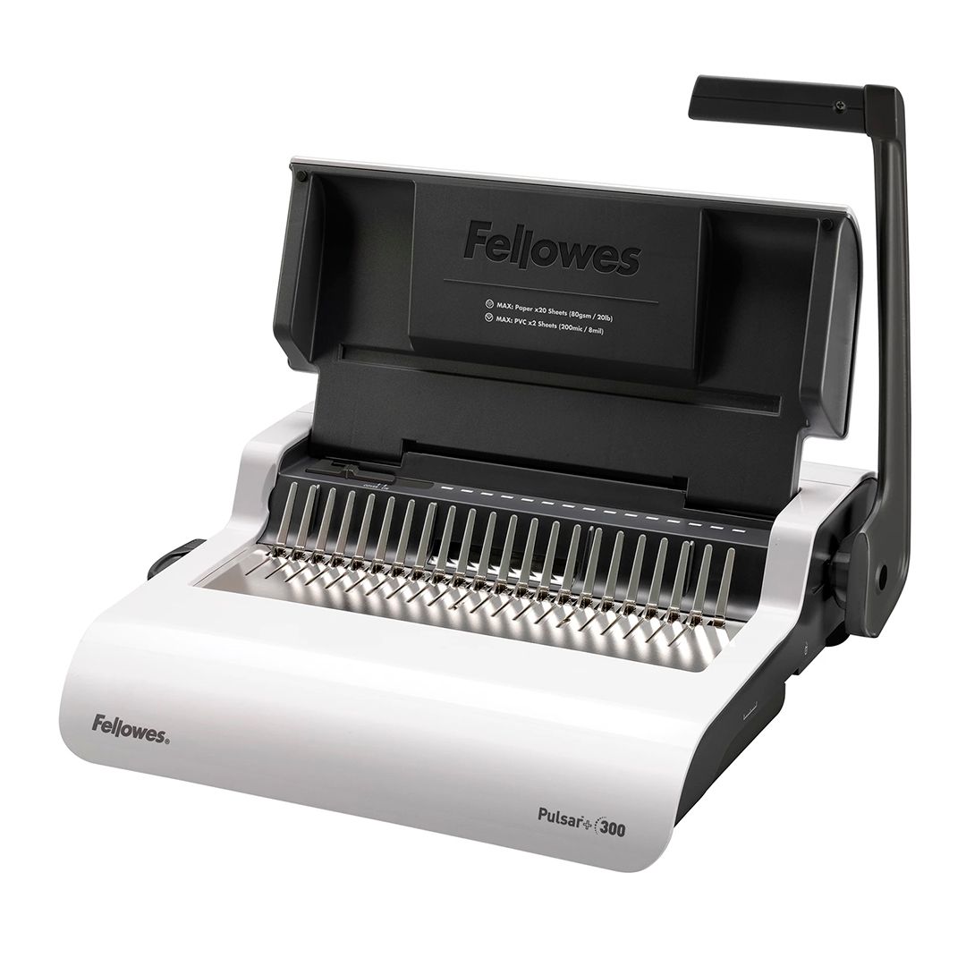 Переплетная машина Fellowes PULSAR+ на пластиковую пружину, переплет максимально до 300 листов / Переплетные машины oe.kz Переплетная машина Fellowes PULSAR+ на пластиковую пружину, переплет максимально до 300 листов / Переплетные машины