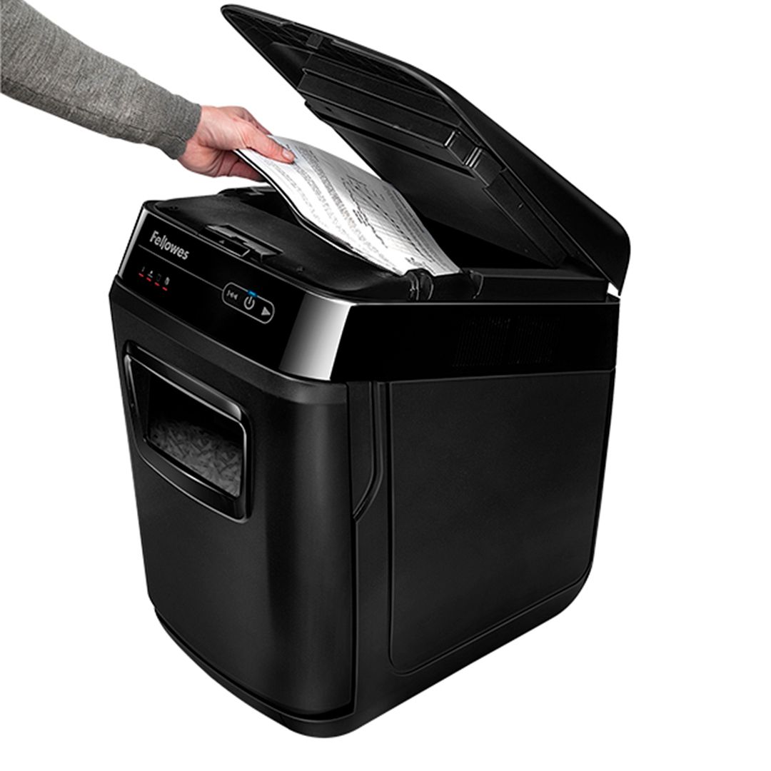 Уничтожитель документов Fellowes AutoMax 150C, DIN P-4, ("4" уровень секретности) 32 л, 150 листов / Уничтожители документов №4