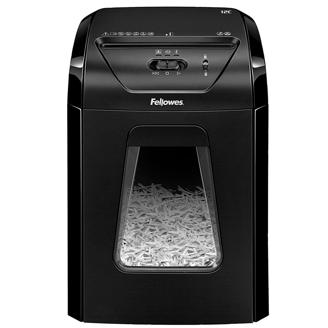 Уничтожитель документов Fellowes Powershred 12C, DIN P-4 ("4" уровень секретности) 18 л., 12 листов / Уничтожители документов №2