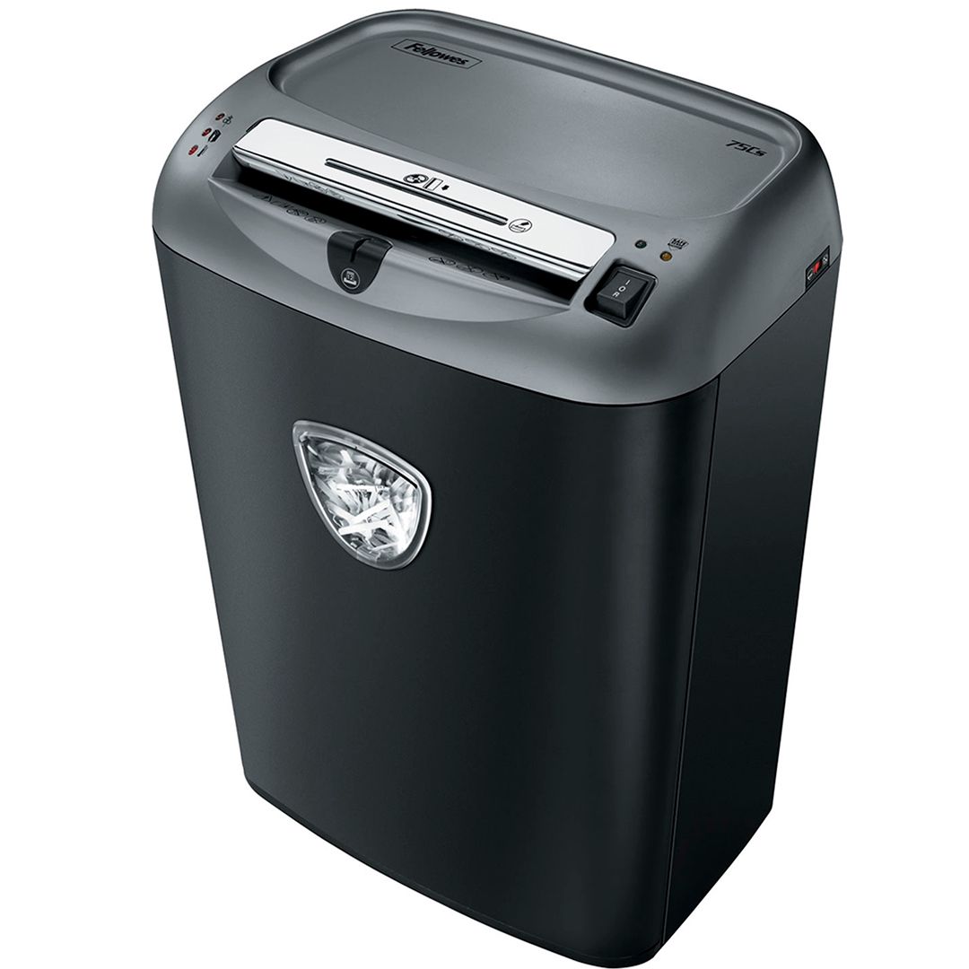 Уничтожитель документов Fellowes Powershred 75Cs, DIN P-4 ("4" уровень секретности) 27 л., 12 листов / Уничтожители документов