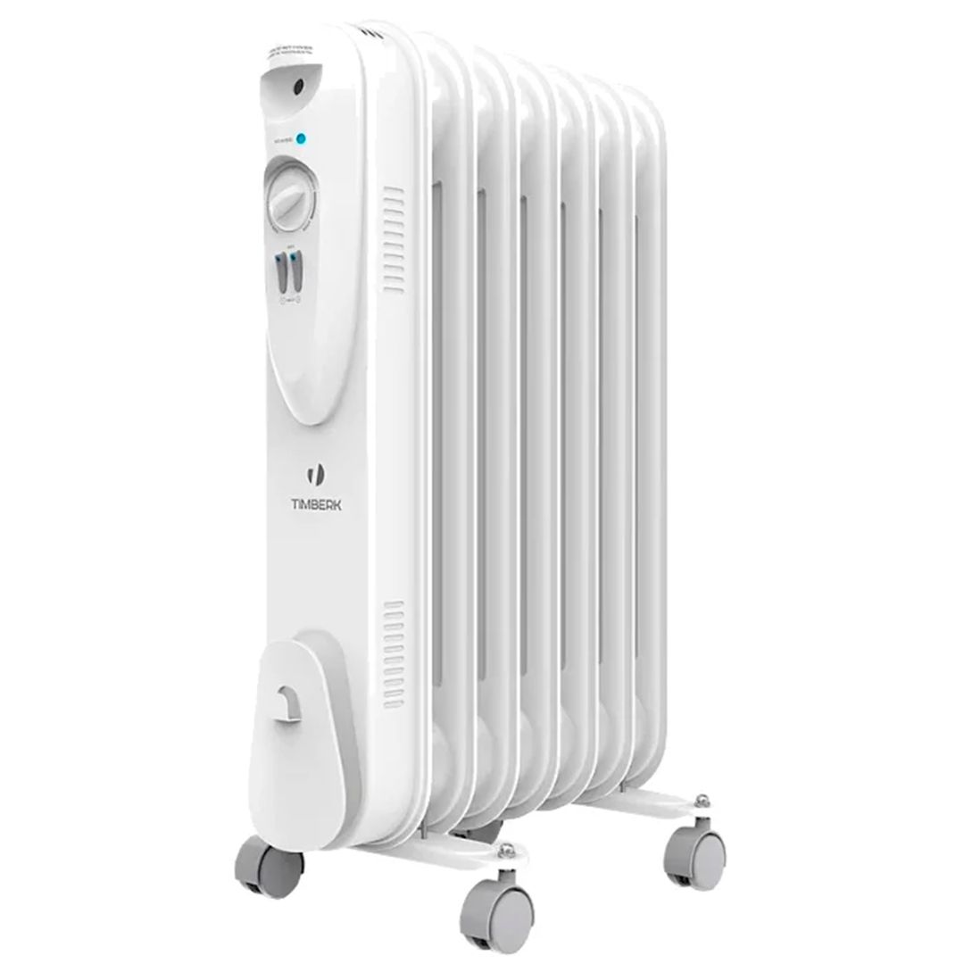 Обогреватель масляный Timberk TOR 21.1507 SLX, 1,5 кВт, белый / Обогреватели