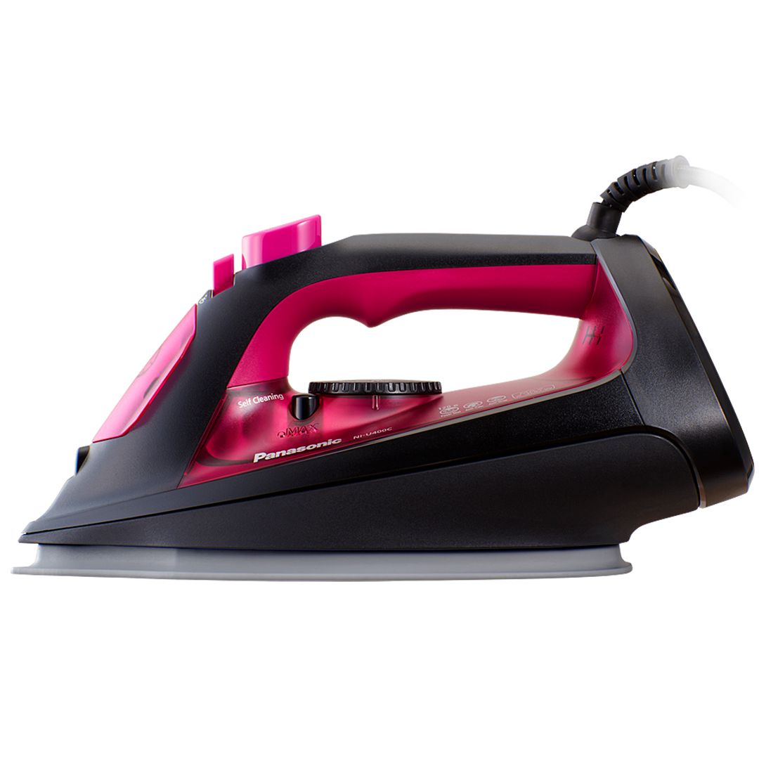 Утюг Panasonic NI-U400CPTW, мощность 2300 Вт, резервуар 300 мл, керамическая подошва, фиолетовый / Уход за одеждой №2
