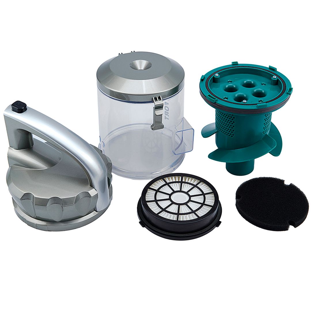 Пылесос Kitfort KT-522-3, 1400 Вт, 2 л, трубка из телескопической стали, серо-зеленый / Оборудование для уборки №8