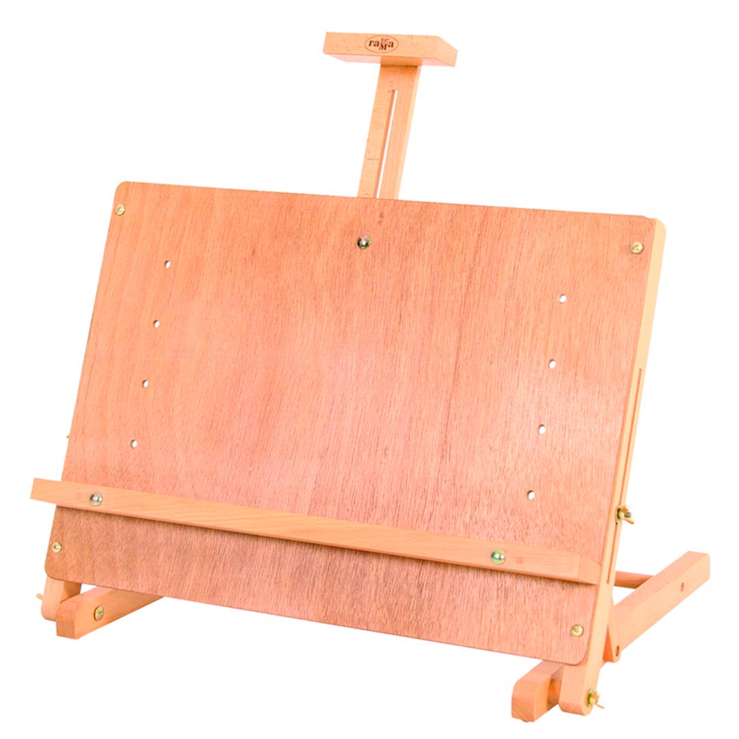 Мольберт настольный планшетный Гамма "Московская Палитра", 50*37*39 (68) см / Холст на подрамнике