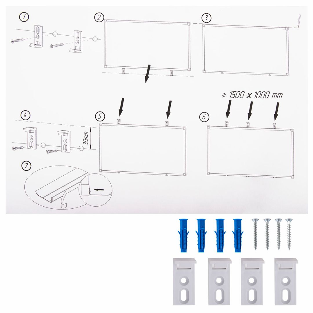 Доска пробковая Brauberg, для объявлений, размер 70*50 см, пластиковая рамка / Доски пробковые для объявлений №3 oe.kz Доска пробковая Brauberg, для объявлений, размер 70*50 см, пластиковая рамка / Доски пробковые для объявлений №3
