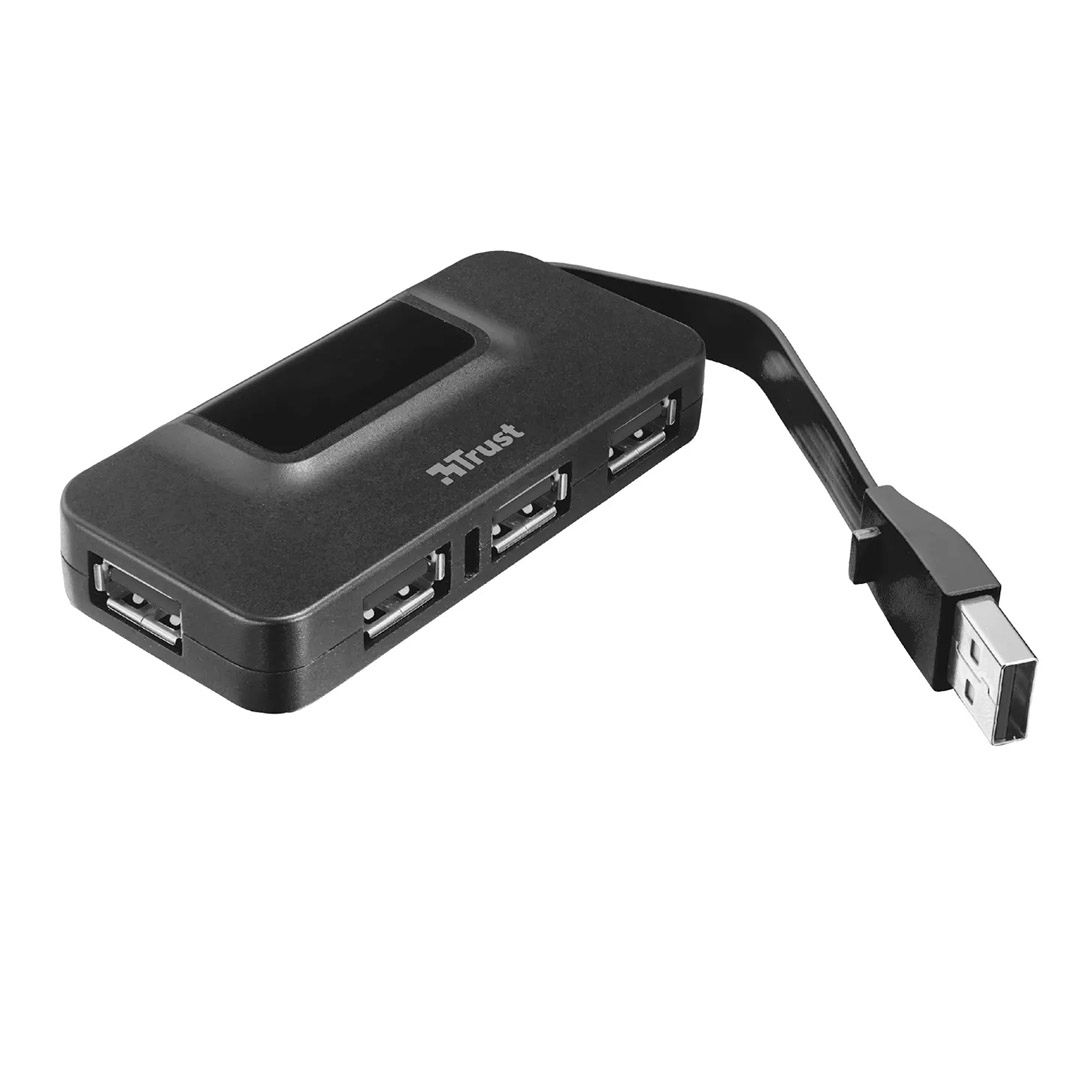 Расширитель USB, Trust Oila, 4 порта, USB 2.0, черный / Веб-камеры oe.kz Расширитель USB, Trust Oila, 4 порта, USB 2.0, черный / Веб-камеры