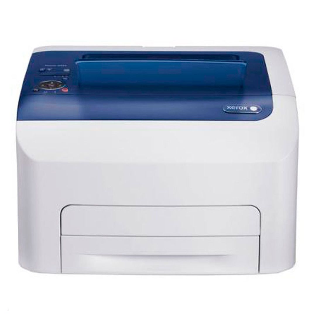 Принтер лазерный цветной Xerox Phaser 6022NI, А4, 18 стр/мин, USB 2.0, 2400*1200 dpi, Ethernet RJ-45 / Лазерные цветные