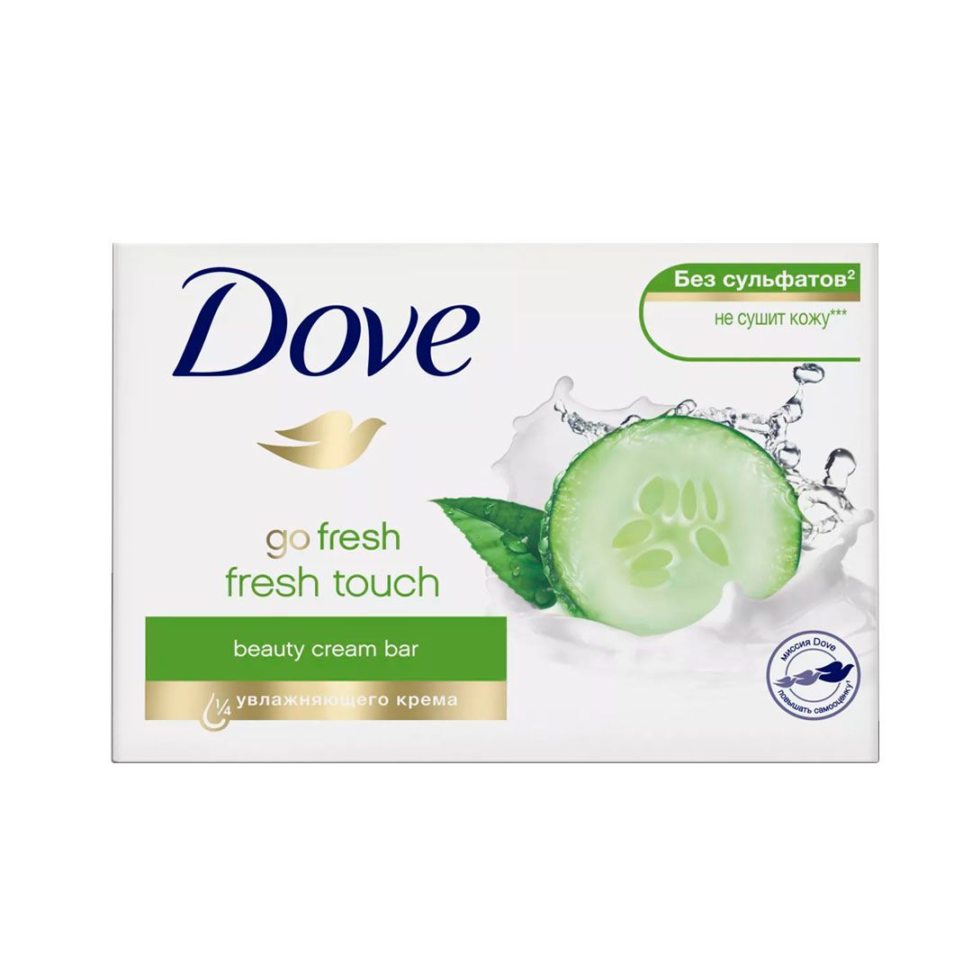 Мыло-крем туалетное Dove "Прикосновение свежести", 135 гр / Мыло кусковое oe.kz Мыло-крем туалетное Dove "Прикосновение свежести", 135 гр / Мыло кусковое