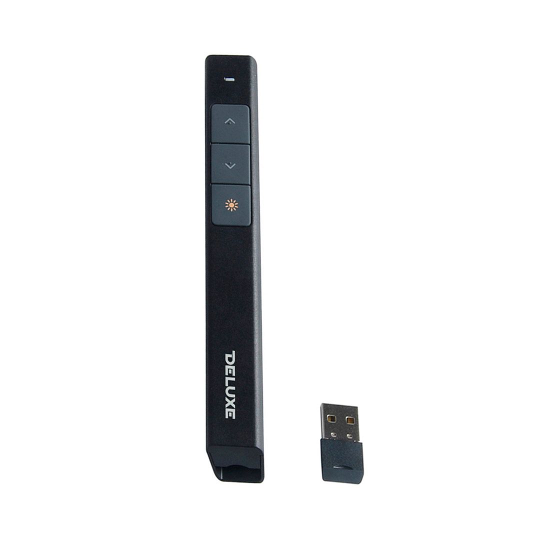 Презентер Deluxe DP500BK, USB 2.0, черный / null