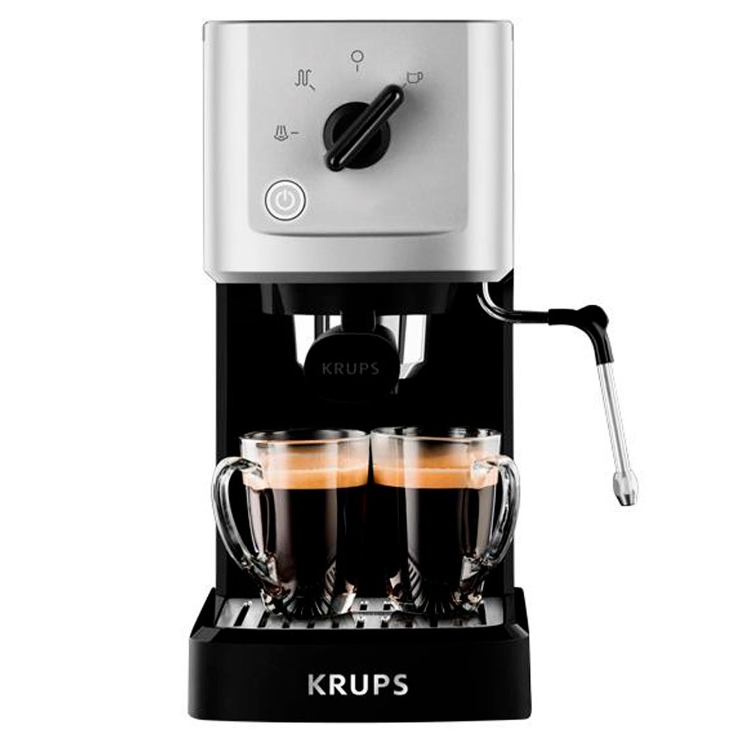 Кофеварка рожковая Krups XP3440 Calvi, 1,1 л / Кофеварки	