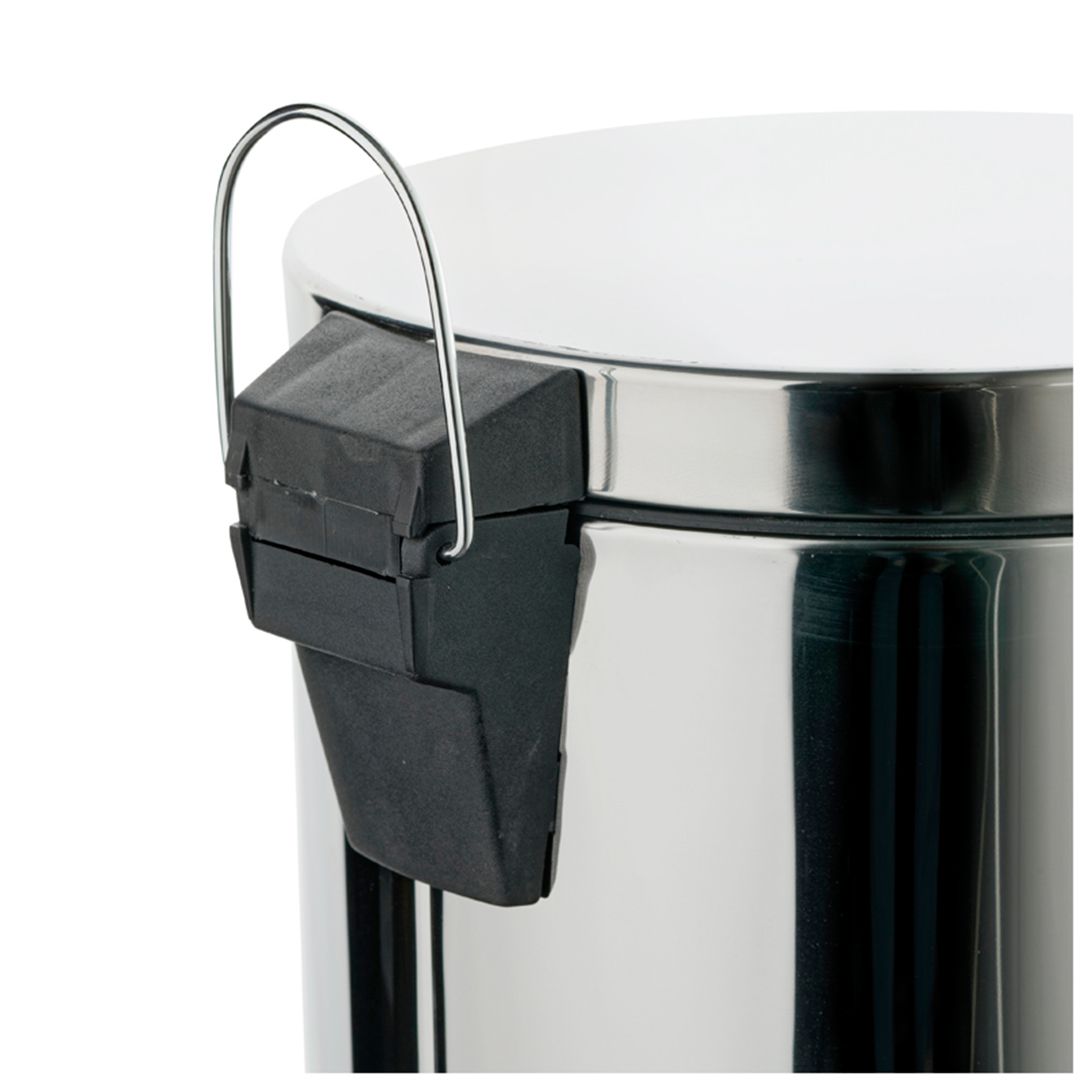 Ведро-контейнер для мусора OfficeClean Professional, 5 л, нержавеющая сталь / Контейнеры и ведра для мусора №3