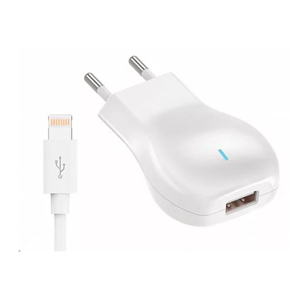 Сетевое зарядное устройство OLMIO lightning, 2.1А / Зарядные устройства, кабели