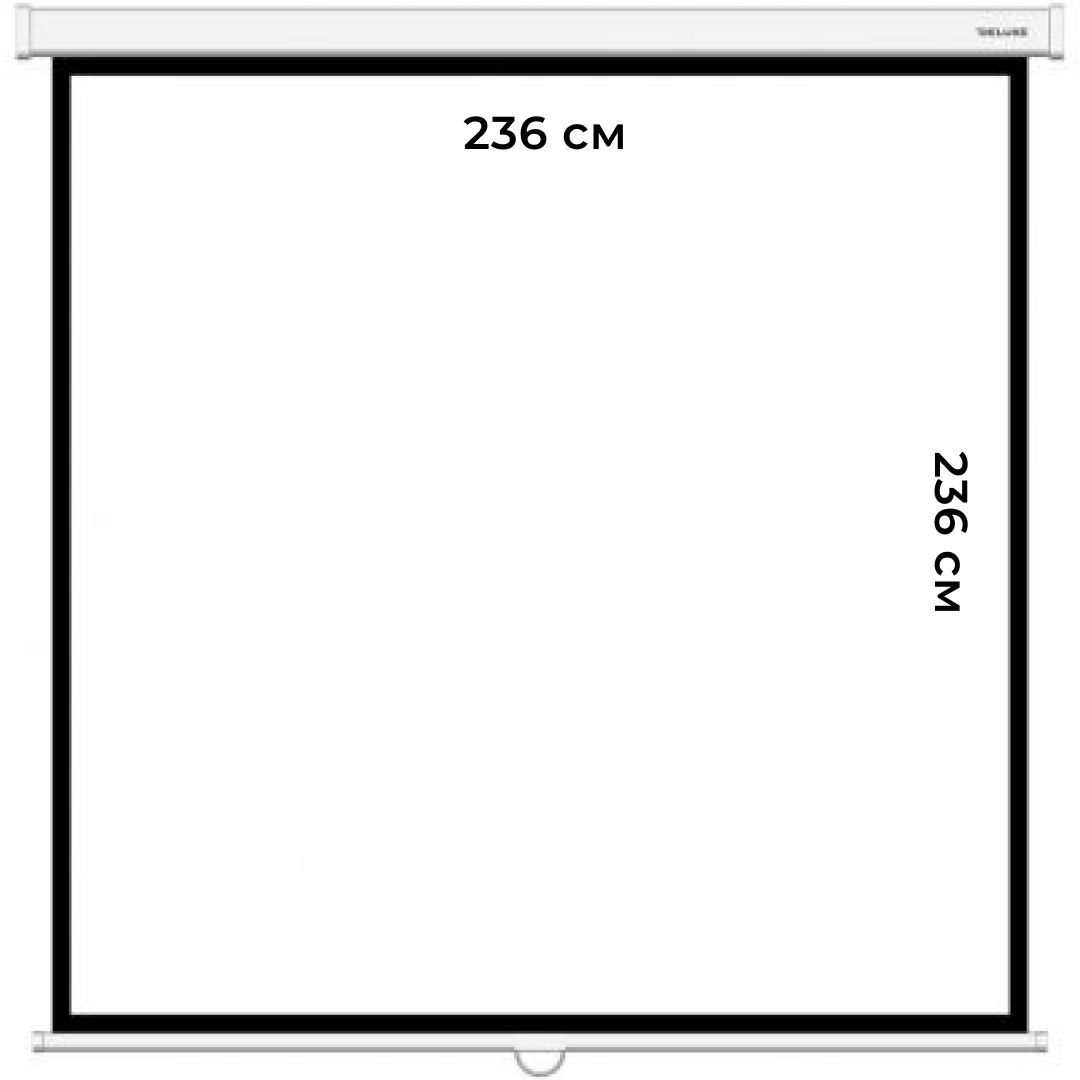 Настенный экран Deluxe DLS-M244W, 236*236 см