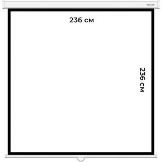 Настенный экран Deluxe DLS-M244W, 236*236 см / Настенные экраны