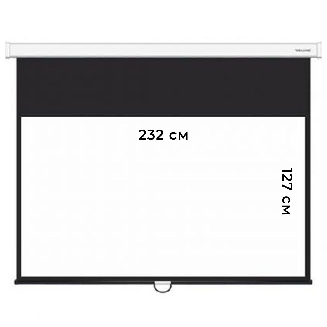 Настенный экран Deluxe DLS-M240x135W, 232*127 см / Настенные экраны oe.kz Настенный экран Deluxe DLS-M240x135W, 232*127 см / Настенные экраны