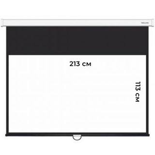 Настенный экран Deluxe DLS-M221x121W, 213*113 см / Настенные экраны