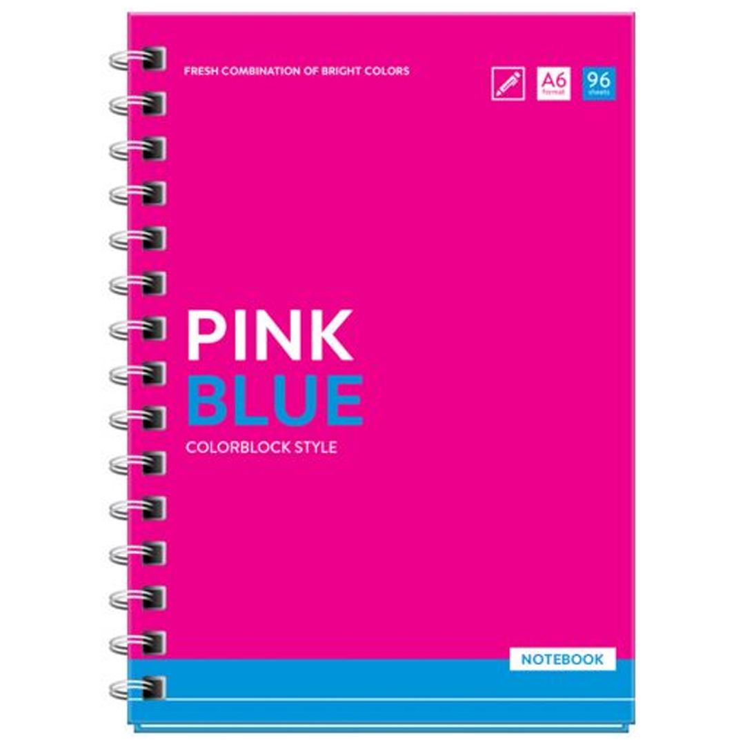 Записная книжка ArtSpace "Моноколор. Colorblock", А6, 96 листов. в клетку, на гребне / Записные книжки №3
