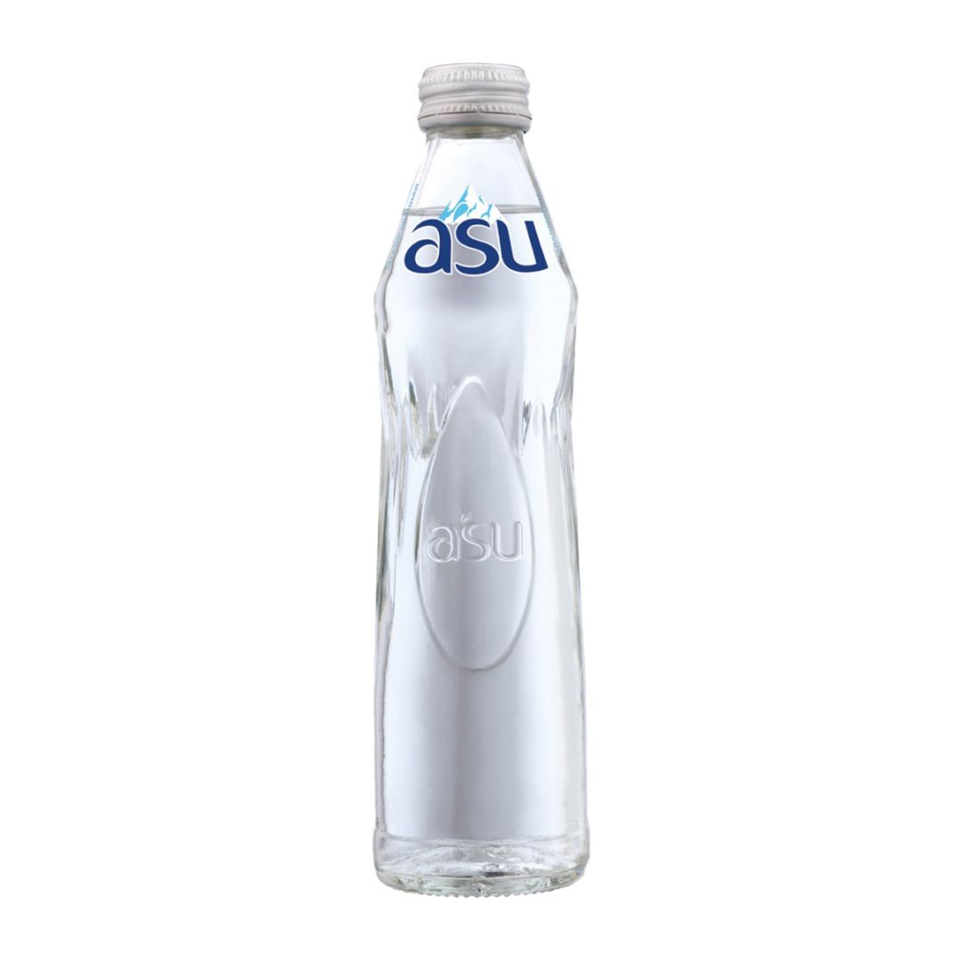 Вода негазированная питьевая "ASU", 0,5 л., стеклянная бутылка / Вода питьевая