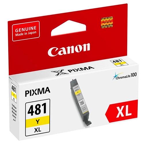 Картридж оригинальный Canon CLI-481 XL Y для PIXMA TS6140/6240/8140/8240/9140/TR7540/8540, желтый / null