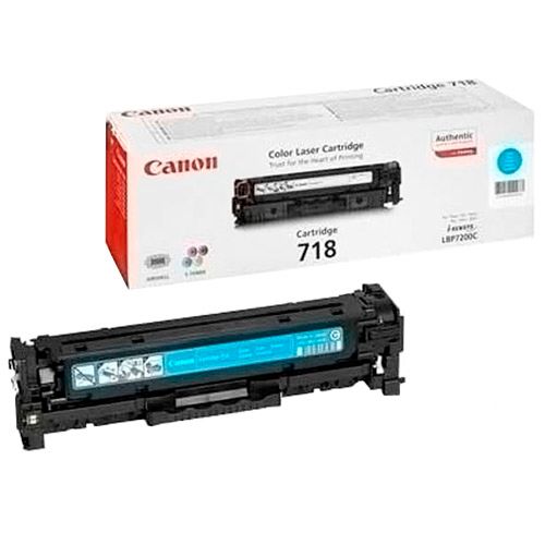 Картридж оригинальный Canon 718С для LBP7200/7660/7680/MF8330/8340/8350/8360/8380, голубой / null