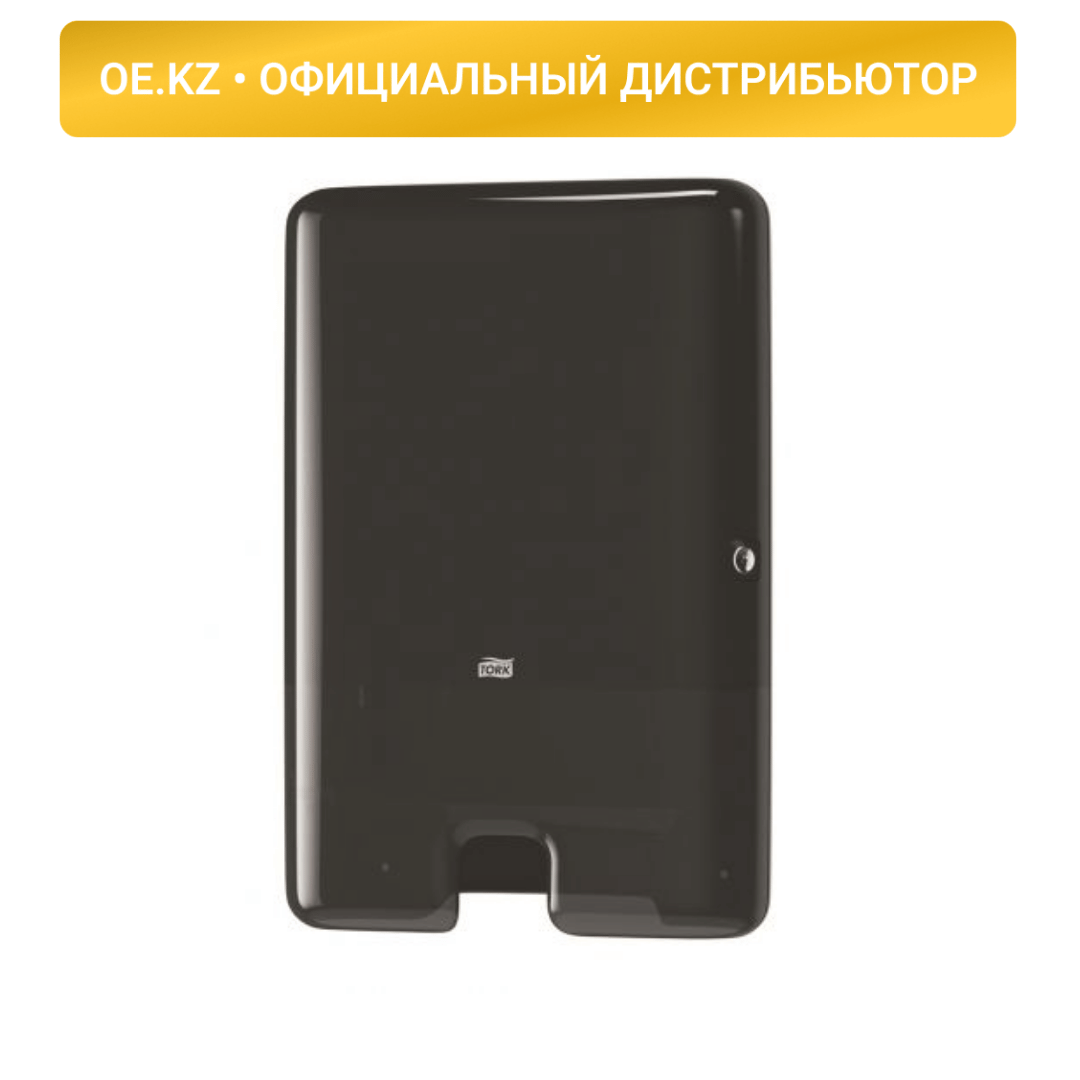 Қағаз сүлгілерге арналған диспенсер Tork, Interfold бүктеп салу, пластик, қара / Сүлгілерге арналған диспенсерлер oe.kz Қағаз сүлгілерге арналған диспенсер Tork, Interfold бүктеп салу, пластик, қара / Сүлгілерге арналған диспенсерлер
