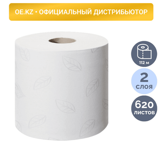 Орамадағы дәретхана қағазы Tork SmartOne, 112 метр, 2 қабатты, ақ / Тұрмыстық дәретхана қағаздары