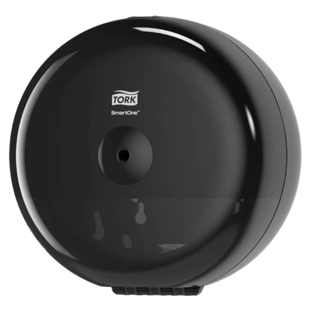 Диспенсер для рулонной туалетной бумаги Tork "SmartOne", пластик, черный / Диспенсеры для туалетной бумаги №2 oe.kz Диспенсер для рулонной туалетной бумаги Tork "SmartOne", пластик, черный / Диспенсеры для туалетной бумаги №2