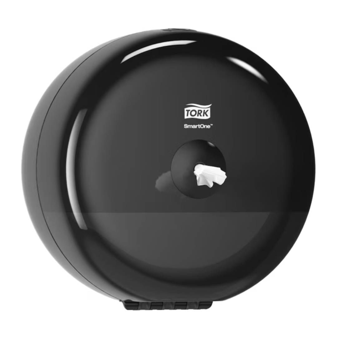 Диспенсер для рулонной туалетной бумаги Tork "SmartOne", пластик, черный / Диспенсеры для туалетной бумаги №4 oe.kz Диспенсер для рулонной туалетной бумаги Tork "SmartOne", пластик, черный / Диспенсеры для туалетной бумаги №4