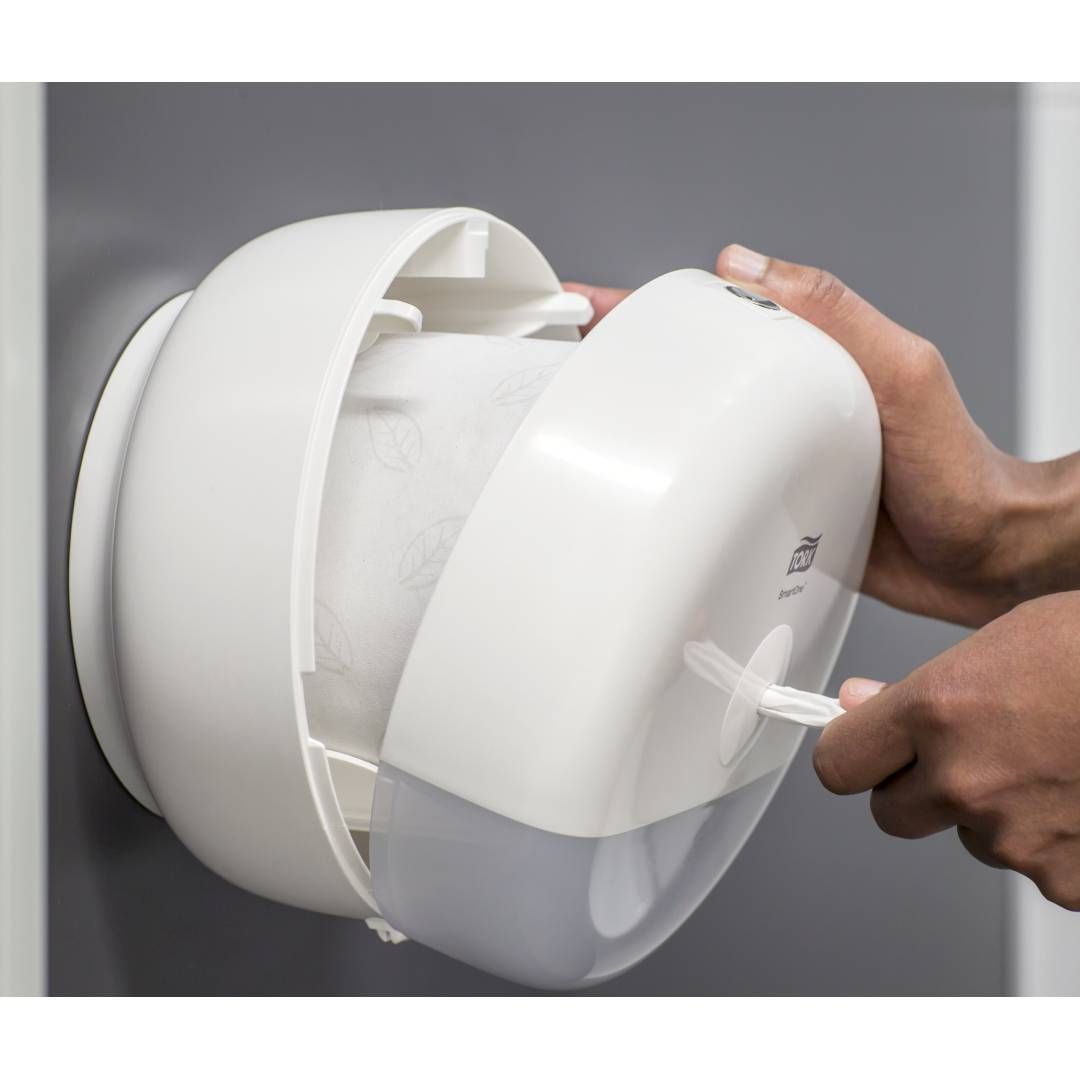 Диспенсер для рулонной туалетной бумаги Tork "SmartOne", пластик, черный / Диспенсеры для туалетной бумаги №6 oe.kz Диспенсер для рулонной туалетной бумаги Tork "SmartOne", пластик, черный / Диспенсеры для туалетной бумаги №6