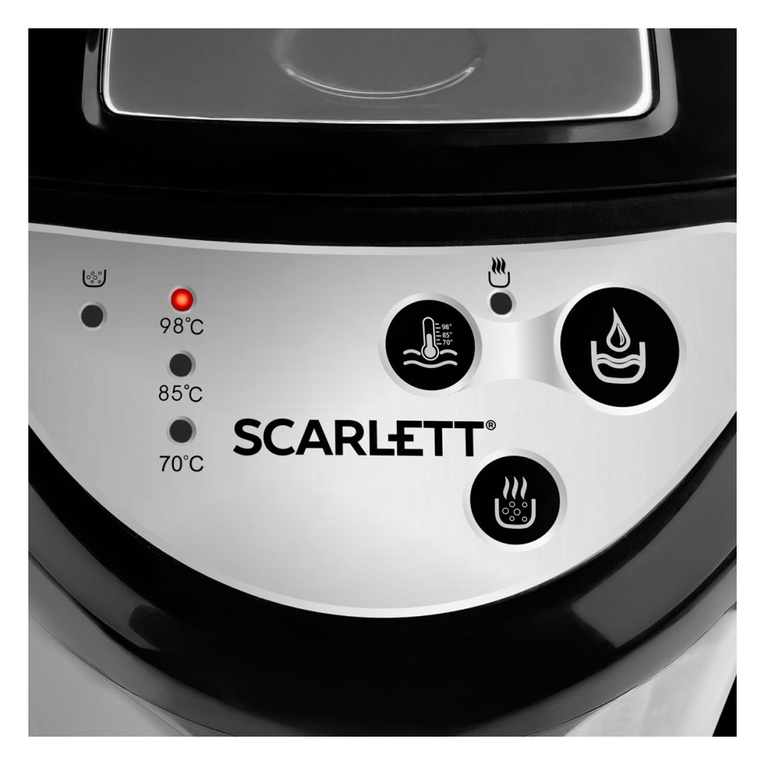 Термопот Scarlett SC-ET10D13, металл, 4 литра, 750 Вт, стальной/черный / Термопоты	 №7