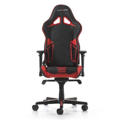 Игровое компьютерное кресло DX Racer OH RV 131 NR, эко-кожа, черно-красное