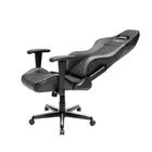Игровое компьютерное кресло DX Racer OH/DH73/NG, эко-кожа и винил, черно-серое