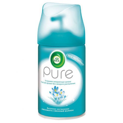 Сменные баллоны Airwick "Pure. Весеннее настроение", 250 мл / Баллончики для диспенсеров