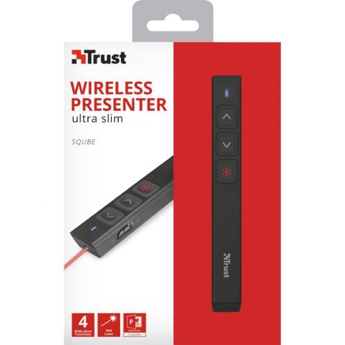 Презентер Trust Sqube, лазерный, беспроводной, USB 2.0, AAA, черный / null №5 oe.kz Презентер Trust Sqube, лазерный, беспроводной, USB 2.0, AAA, черный / null №5