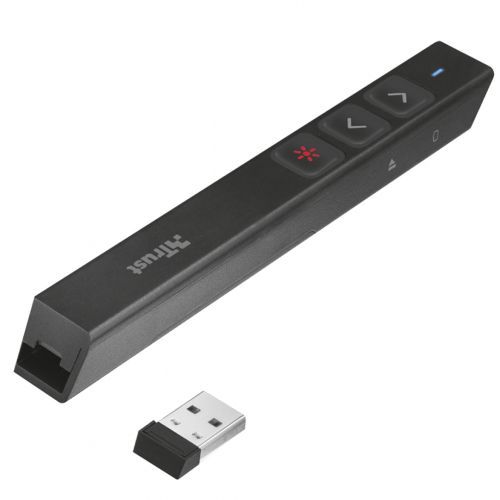 Презентер Trust Sqube, лазерный, беспроводной, USB 2.0, AAA, черный / null №3 oe.kz Презентер Trust Sqube, лазерный, беспроводной, USB 2.0, AAA, черный / null №3