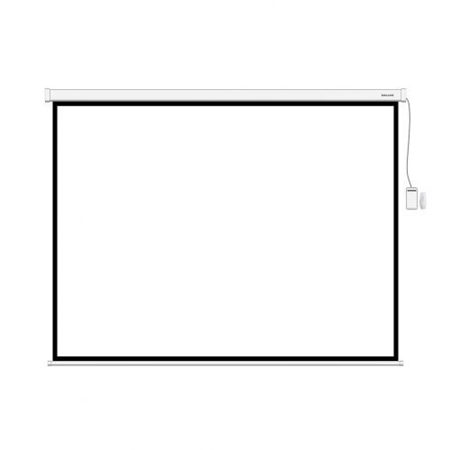Настенный моторизованный экран Deluxe DLS-ERC305W, 297*297 см, с пультом Д/У / Настенные экраны