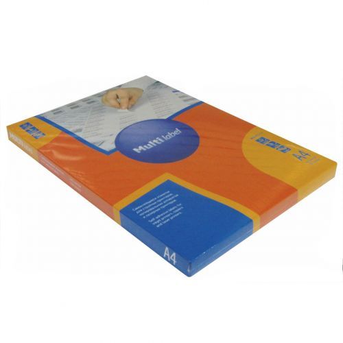 Этикетка самоклеящаяся Multilabel, A4, размер 70*37 мм, 24 этикетки, 100 листов / Самоклеящиеся этикетки универсальные №2