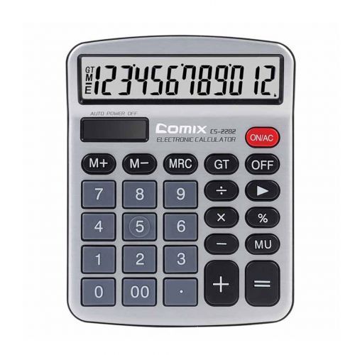 Калькулятор настольный Comix CS-2282, 12 разрядов, 158*120*25 мм / Калькуляторы настольные