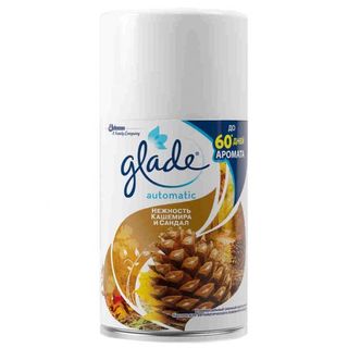 Сменные баллоны Glade "Нежность кашемира и сандал", 269 мл / Диспенсерге арналған баллондар