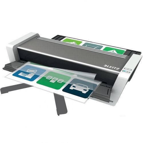 Ламинатор Leitz iLAM Touch 2, для формата А3, 80-250 мкм, 1000 мм/мин, белый/серый / Ламинаторы №5