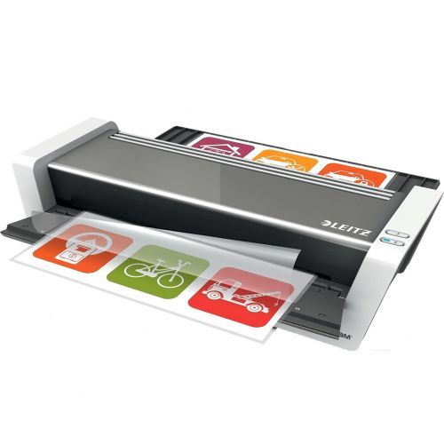 Ламинатор Leitz iLAM Touch 2, для формата А3, 80-250 мкм, 1000 мм/мин, белый/серый / Ламинаторы №3