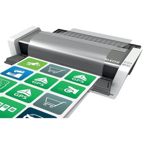 Ламинатор Leitz iLAM Touch 2, для формата А3, 80-250 мкм, 1000 мм/мин, белый/серый / Ламинаторы №4